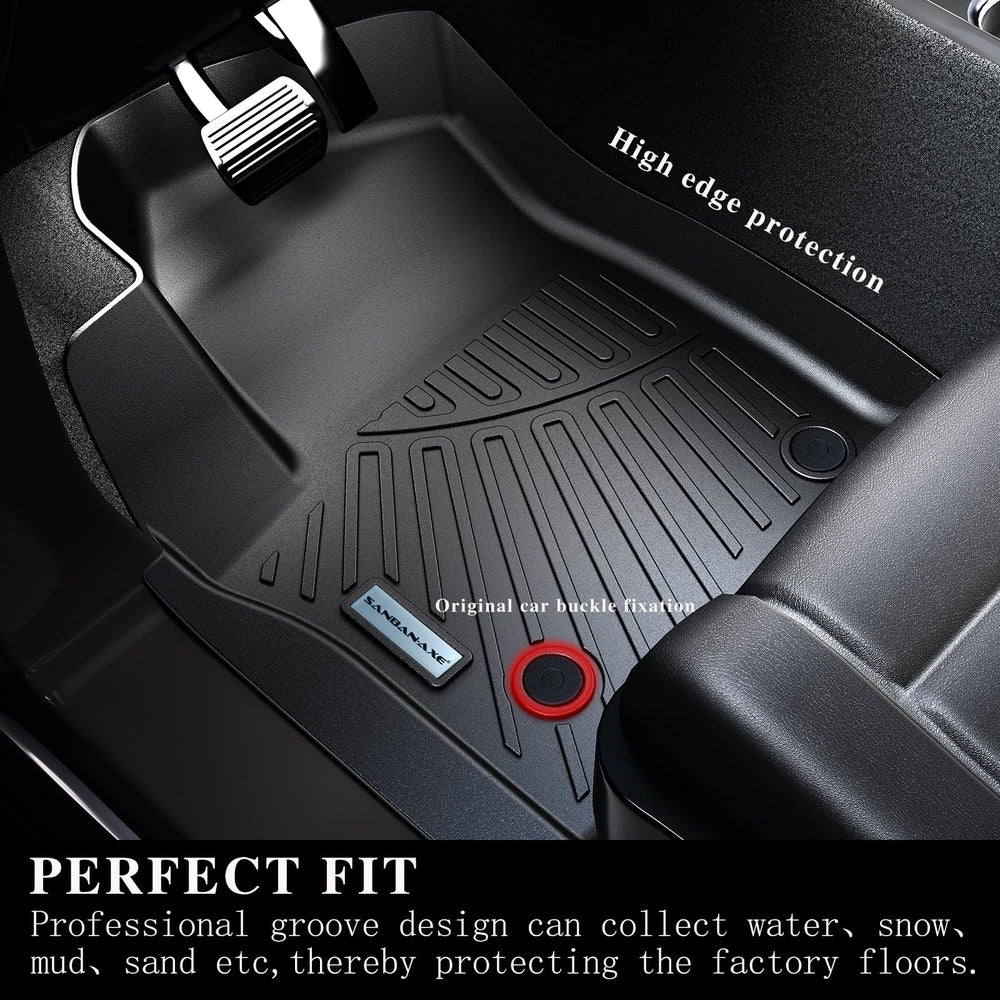 TPE material is odorless and recyclable, ensuring a fresh cabin