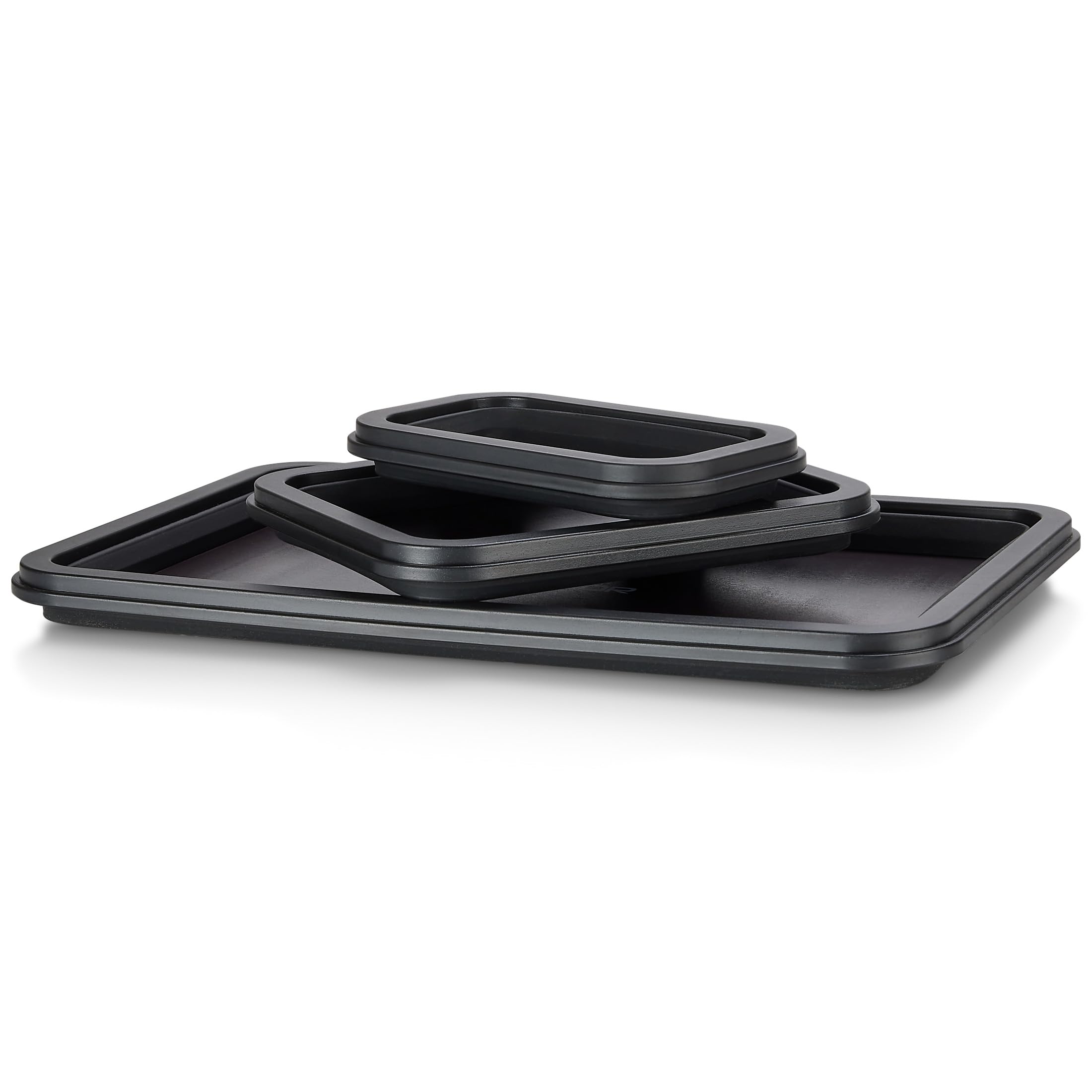 SANDOR Collapsible medium tray keeps bolts and nuts within reach on metal