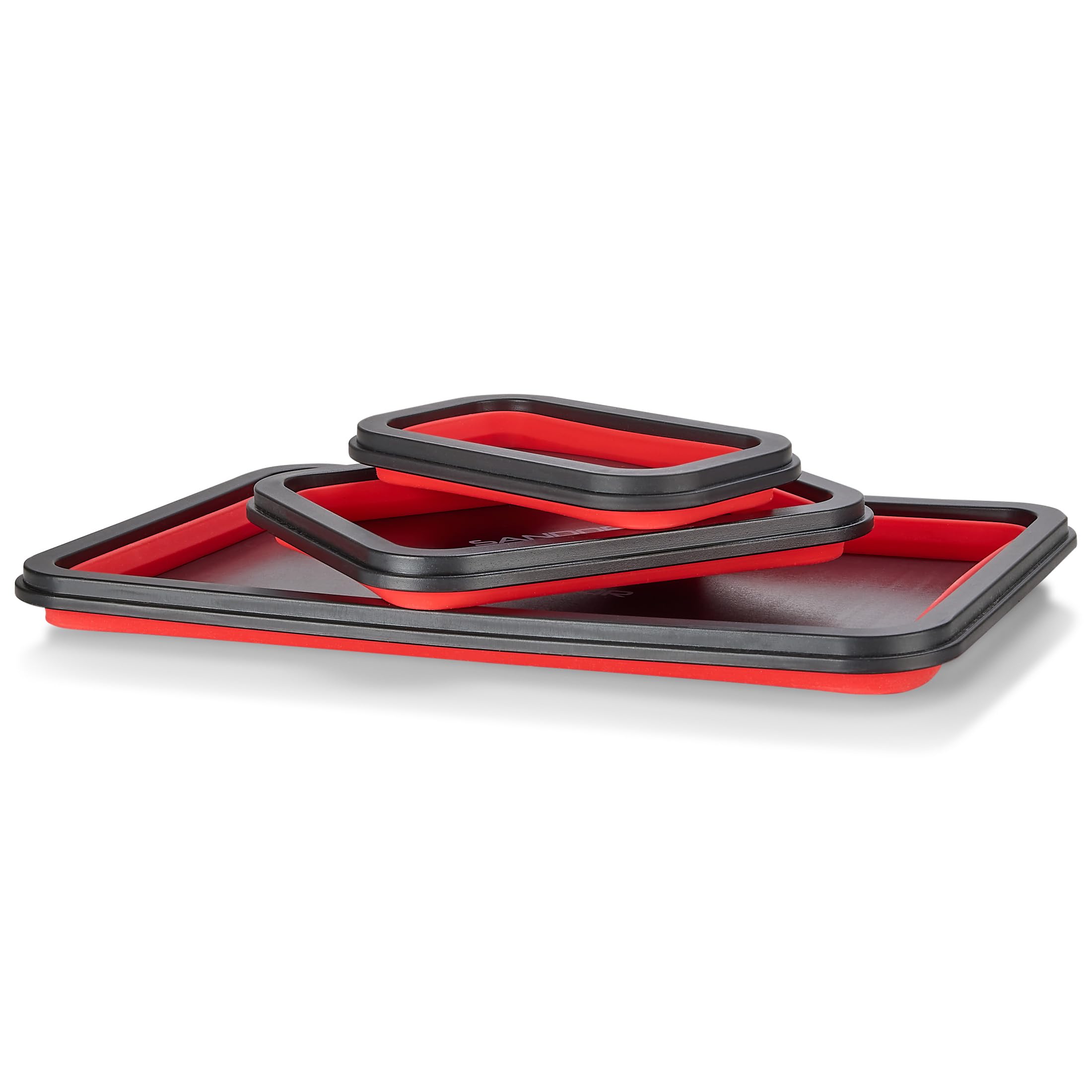 SANDOR collapsible magnetic parts tray medium holding bolts and nuts securely