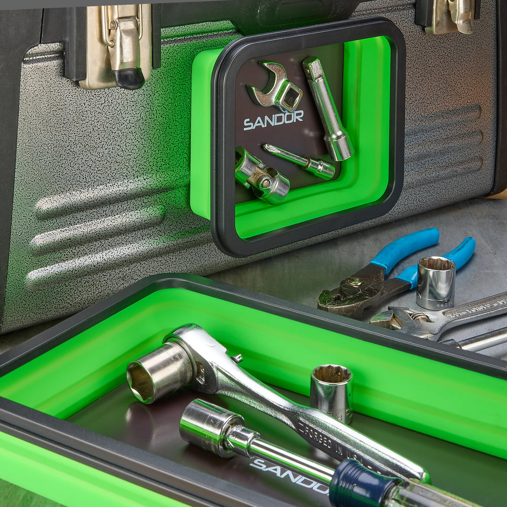 SANDOR silicone construction is easy to wipe clean after use