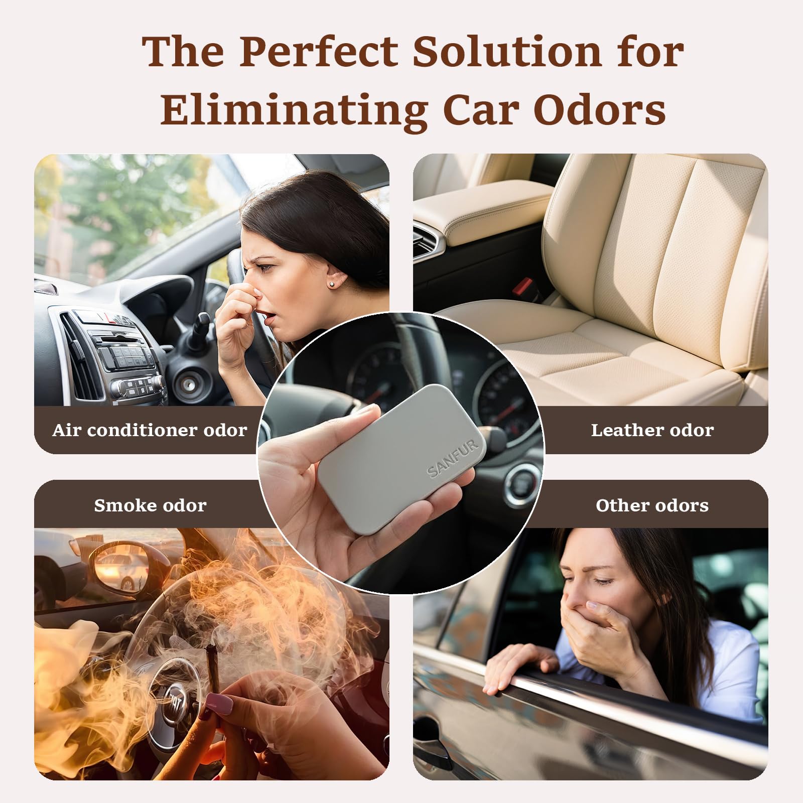 SANFUR Long lasting scent diffusion reduces lingering odors