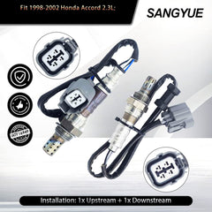 Sangyue 2X downstream oxygen sensor for Honda Accord monitors exhaust efficiency.