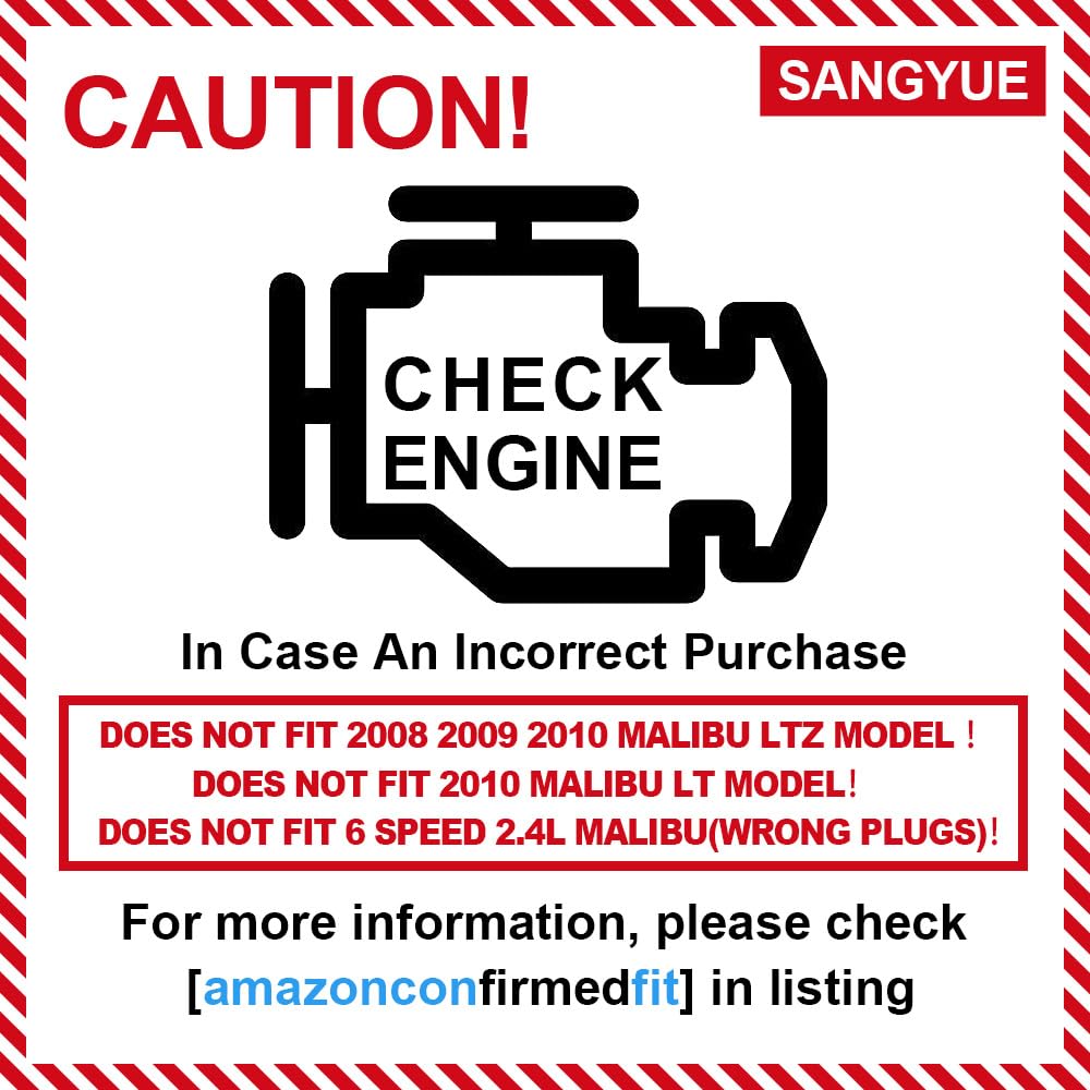 Sangyue downstream O2 sensor for Chevy Equinox 2.4L helps emissions readings