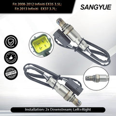 Sangyue Oxygen Sensor 2 right downstream enhances exhaust readings in Nissan/Infiniti cars.