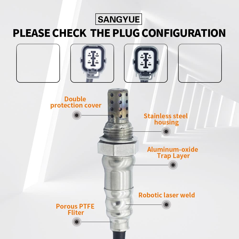 Sangyue oxygen sensor kit packaging shows two-sensor replacement bundle.