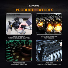 Sangyue packaging image highlighting compatibility notes for easy part selection.