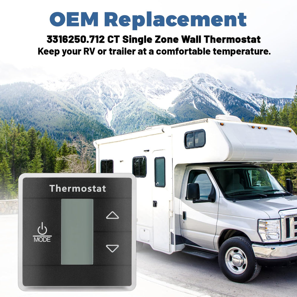 Sanluo 3316250 thermostat digital display for quick temperature adjustments.