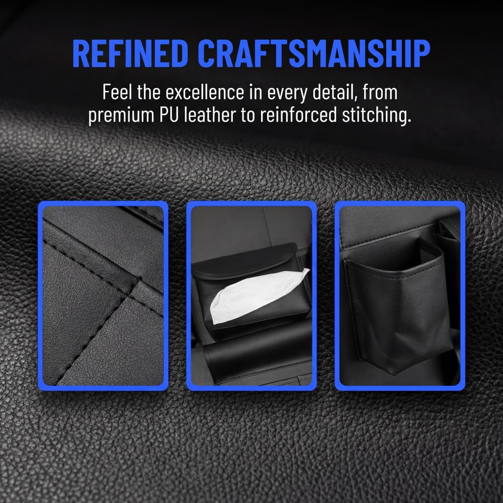 SANMITTI backseat organizer tissue holder for easy access