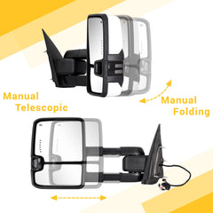 Sanooer heated mirrors with temp sensor prevent fog for clear rear visibility.