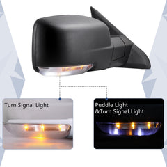 Sanooer heated tow mirror for Ram improves visibility in cold weather