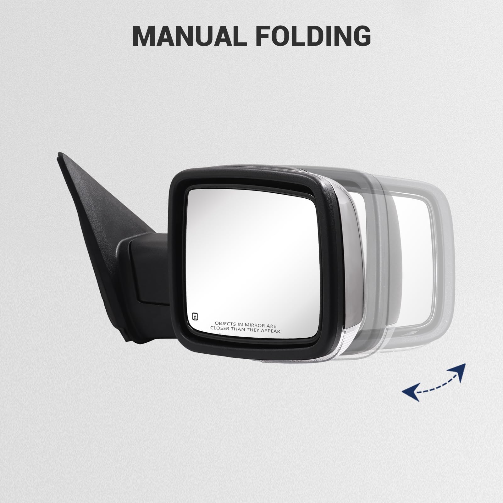 Sanooer turn signal integrated mirror for Ram.