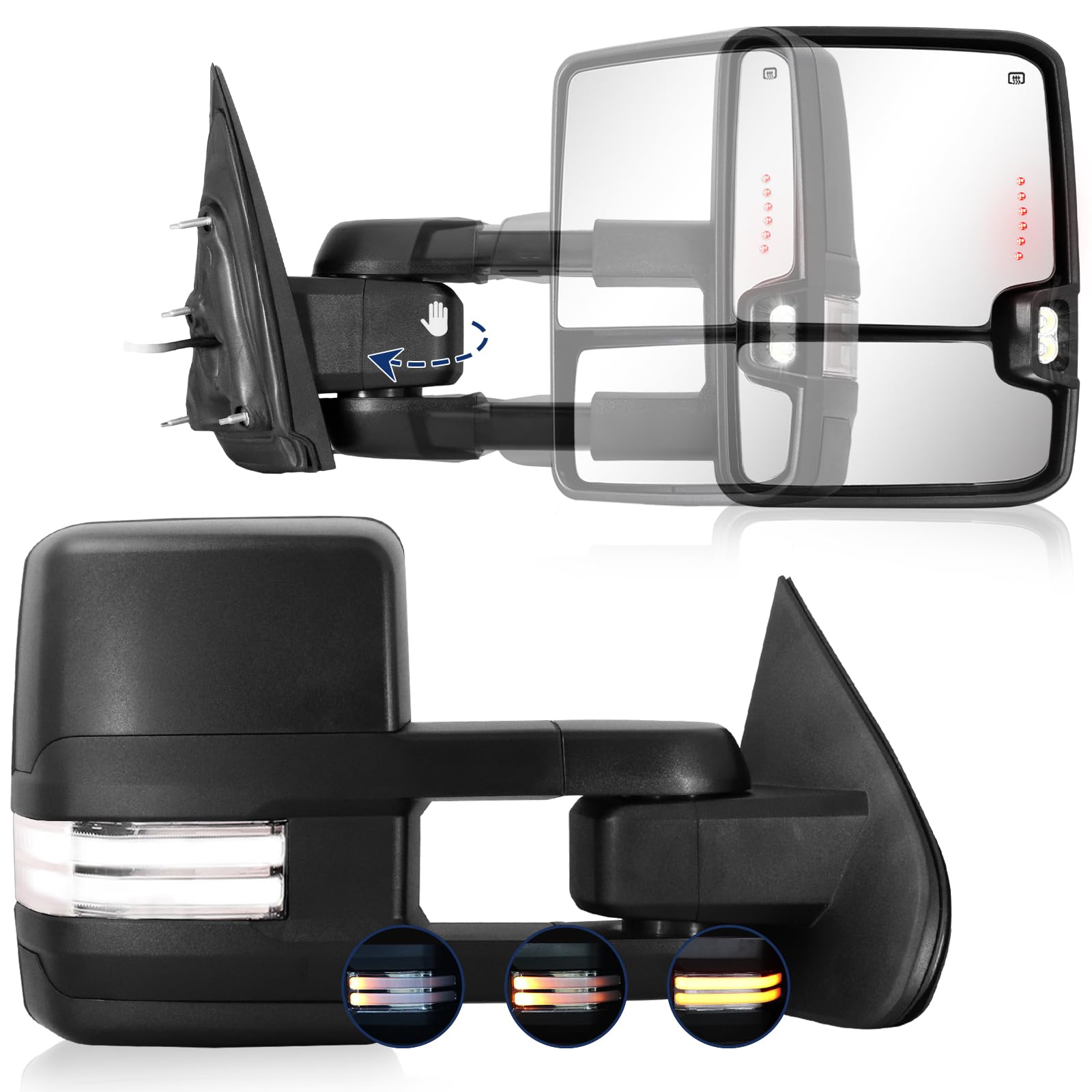 Sanooer Switchback left-side mirror for improved visibility