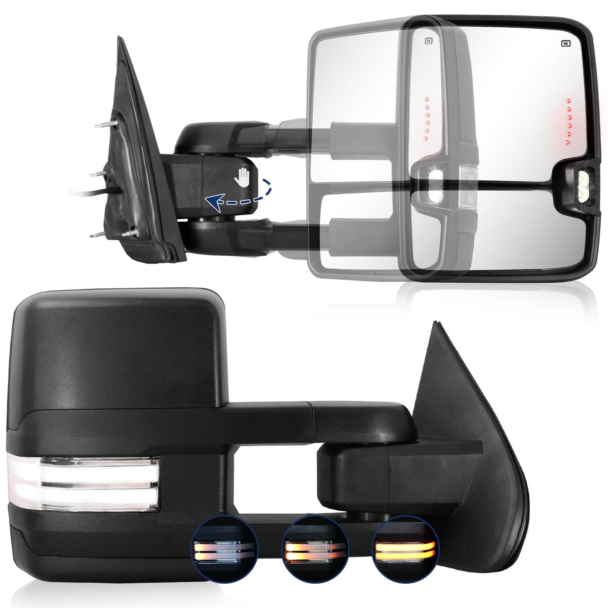 Sanooer Switchback left-side mirror for improved visibility
