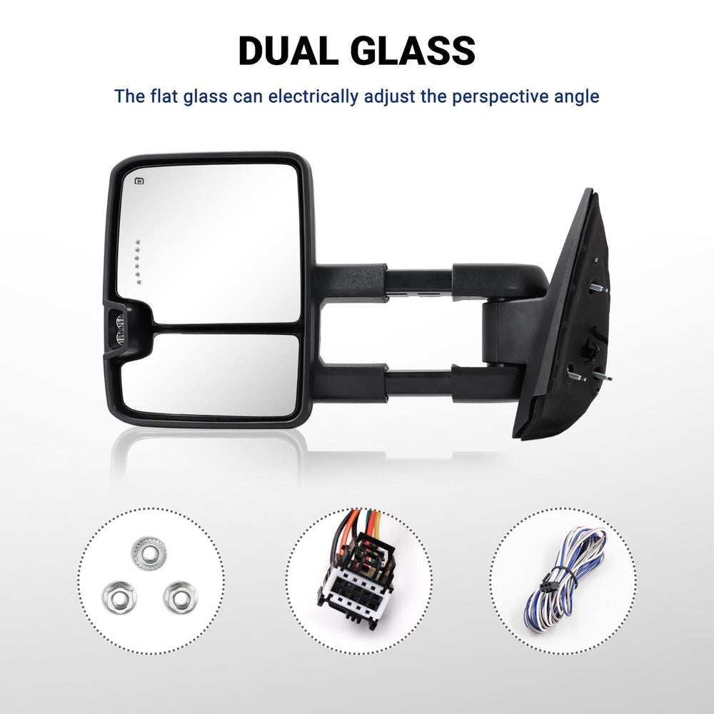 Sanooer Switchback mirror backup lamp for night parking