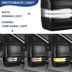 Sanooer Switchback passenger side towing mirror with dual glass