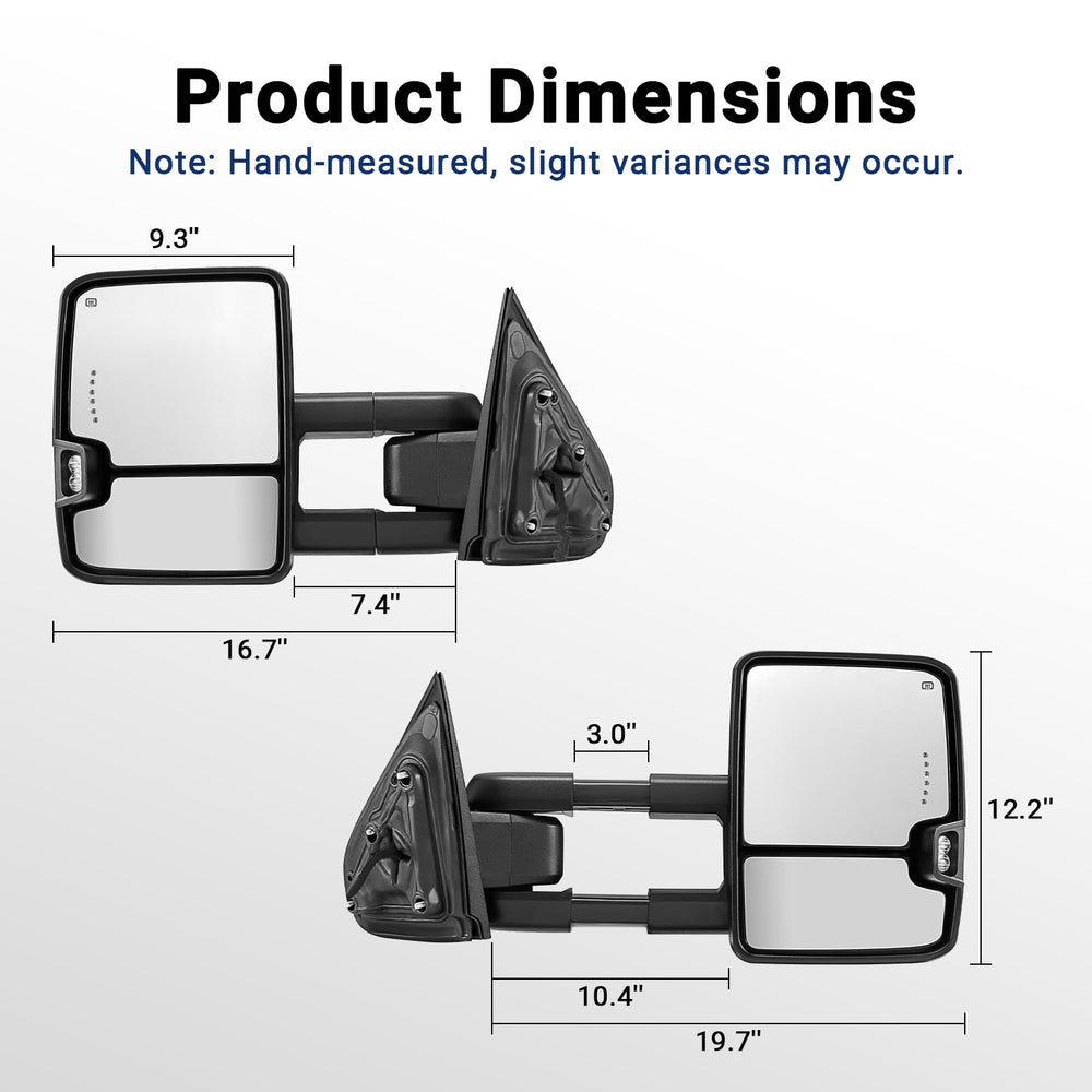 Sanooer towing mirror temperature sensor helps monitor exterior conditions