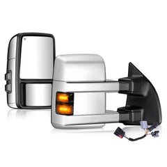 Sanooer towing mirror right-side view improves trailer alignment and rear awareness.