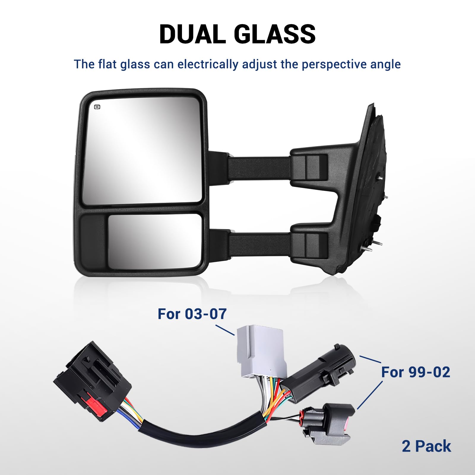 Sanooer LED turn signal integration increases signaling visibility during maneuvers.