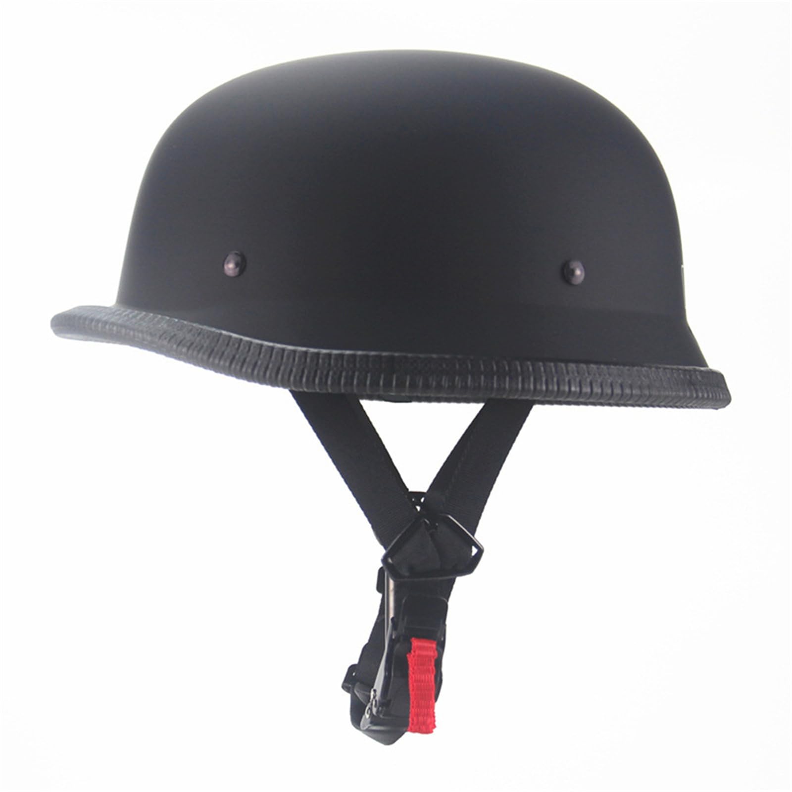 SanQing German Style Helmet front view in matte black for urban rides