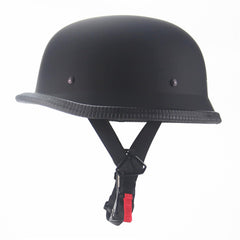 SanQing German Style Helmet front view in matte black for urban rides