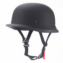 SanQing German Style Helmet side view showing matte black finish