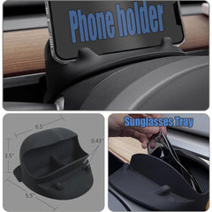SANTACIN sunglasses storage integrated tray keeps eyewear organized during drives