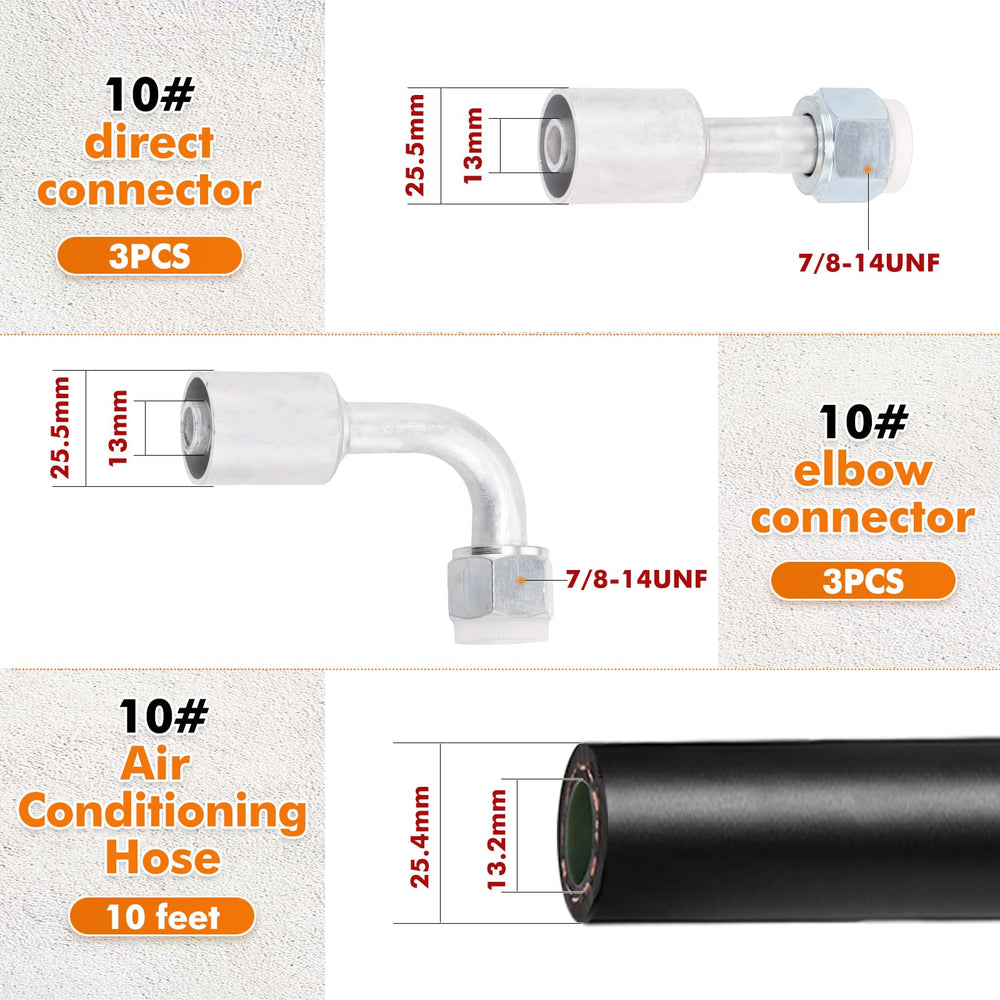 SANTANTOOOL 6 fitting 90-degree enables tight routing