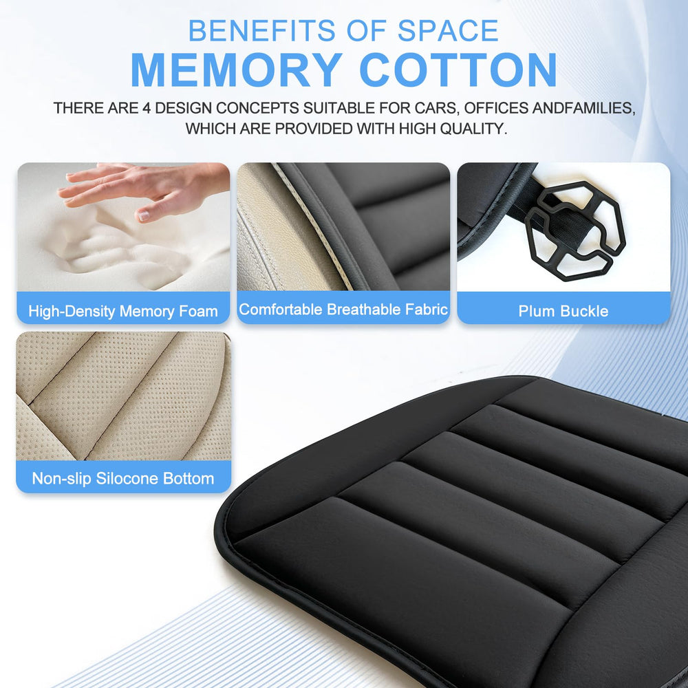 Sanwom memory foam cushion conforms to your body for pressure relief.