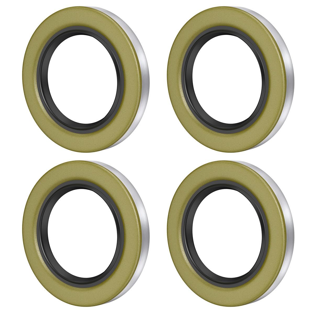 Sanyasi Dexter Texcom double lip seal close-up for durable trailer bearing protection
