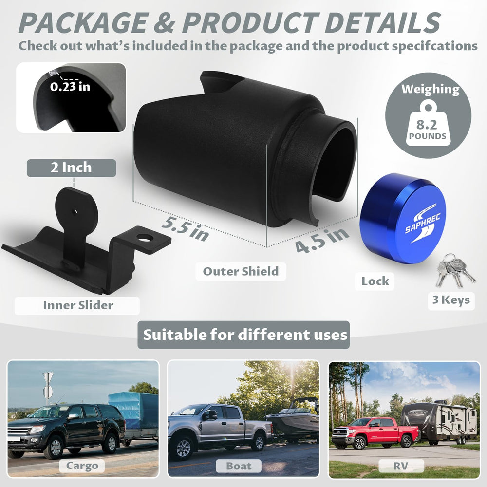 SaphRec easy installation enables quick securing of your trailer without tools.
