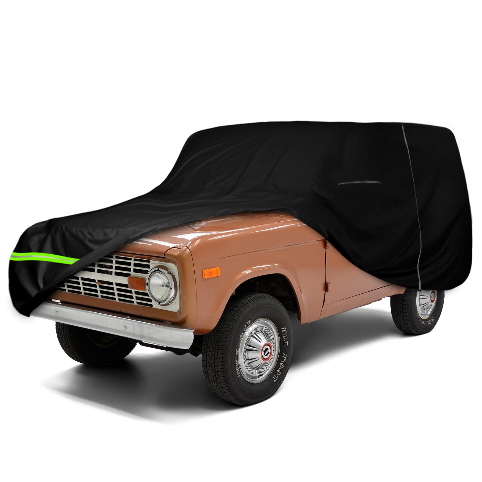 The SAPUBK Bronco waterproof cover offers a precise fit and weather protection for Ford Broncos.