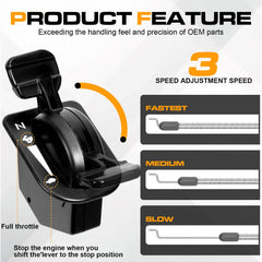 Saqeapa 946-05098C throttle cable on Cub Cadet XT2 LX42, durable synthetic construction.