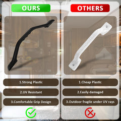 SAQXK grab handle with hidden screws preserves door aesthetics