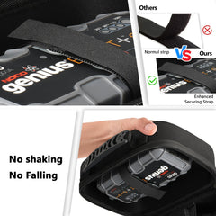 sarlar EVA case reinforced handle enables one-handed carrying.