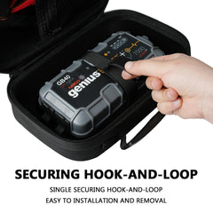 sarlar EVA case steel-rim zipper provides durable, easy access.