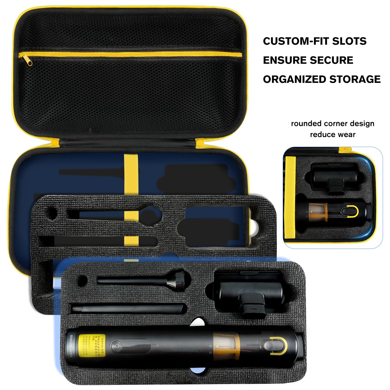 SARLAR case for Fanttik Slim V10 Mate keeps accessories organized.