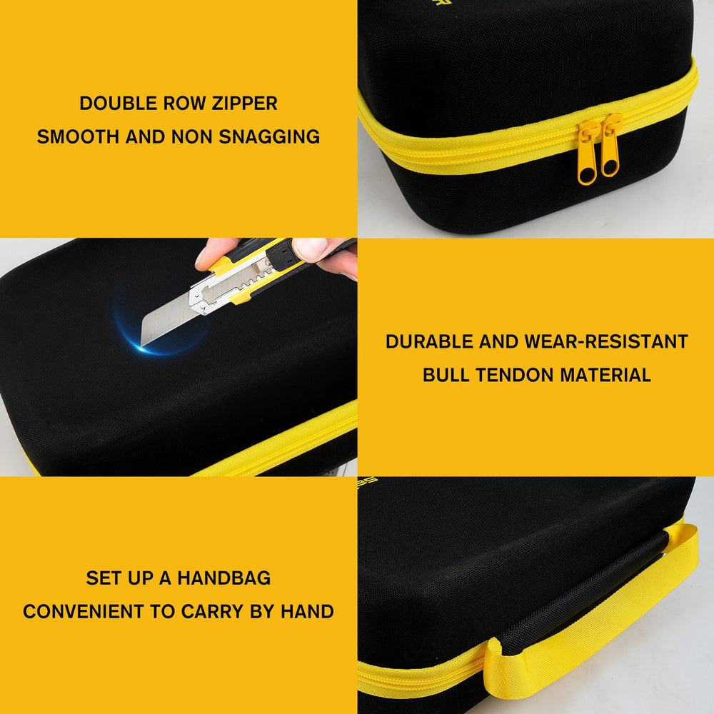 SARLAR hard EVA shell guards against bumps and dust.
