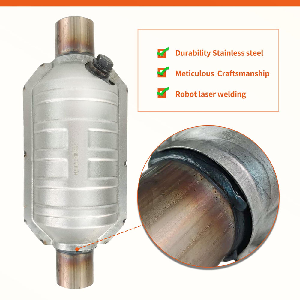 SAROTIN front-cat-converter installation demonstrates a simple, direct-fit replacement process