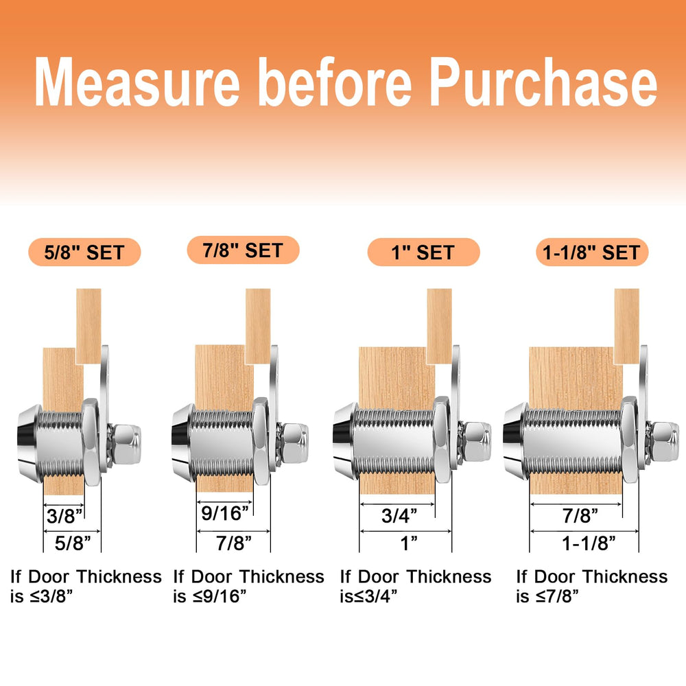 Sartatue cam lock includes offset and straight plates for versatile mounting