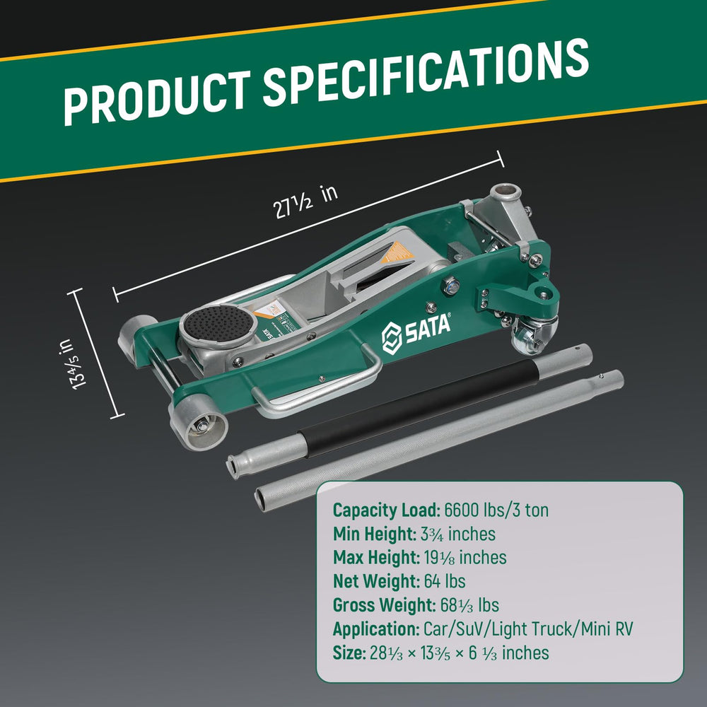 SATA professional-grade quality designed for repeated heavy-duty shop use.