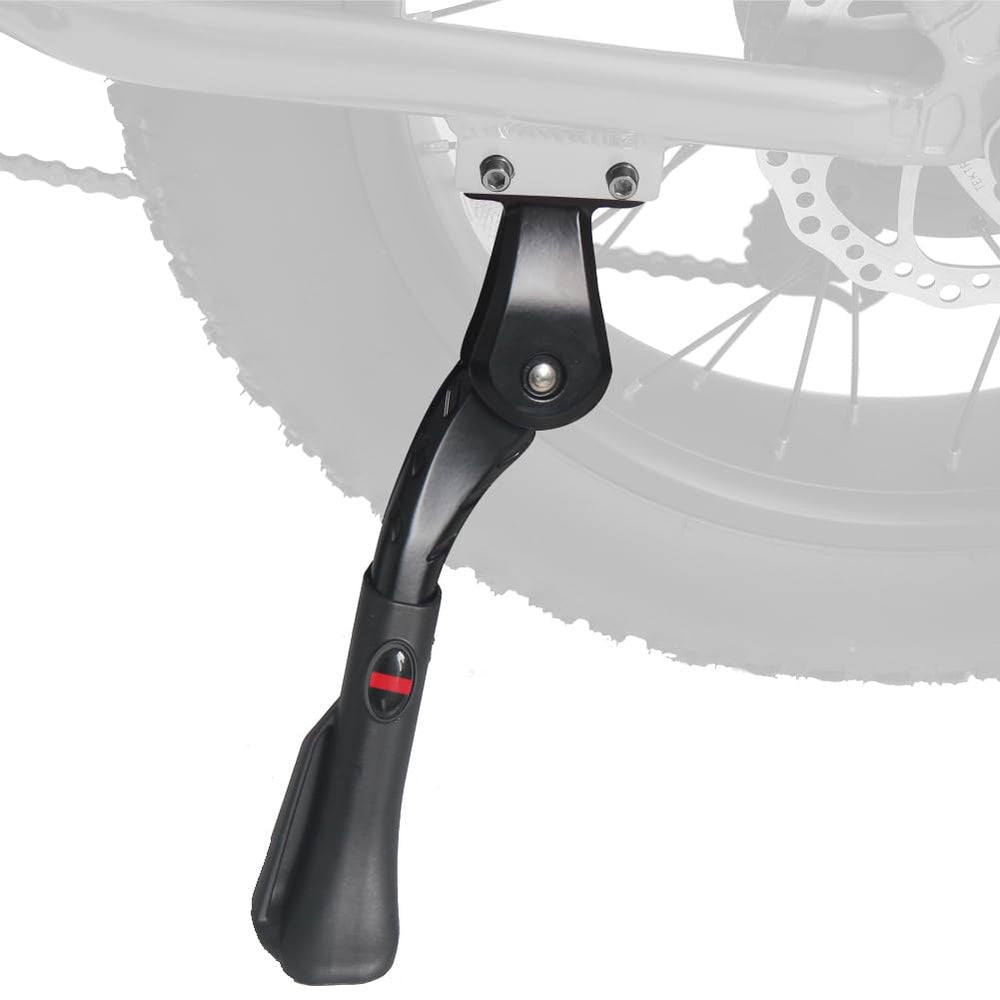 Sataway kickstand easy height adjustment to match bike height.