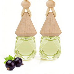 Saussavita car air freshener 2-pack hanging diffuser with jasmine-cedar-breeze aroma.