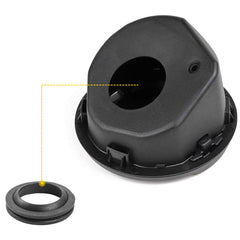 ABs base with black powder coat on Savadicar gas cap cover
