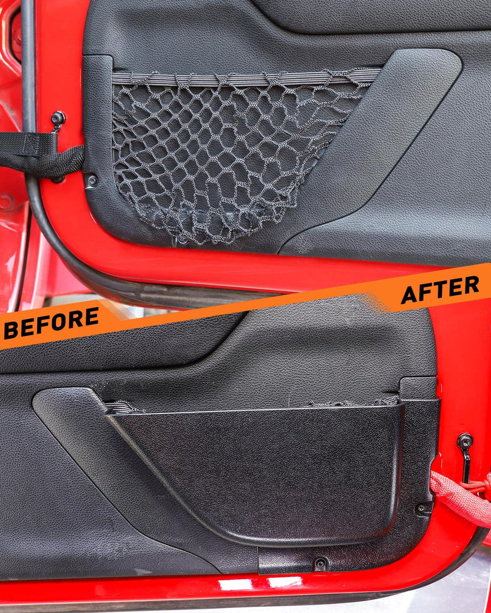Savadicar DP5 ABS material features a black texture that resists wear and weathering.