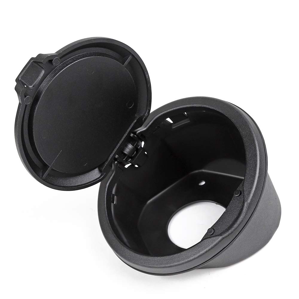 Close-up of Savadicar gas cap with metal cap and ABS base