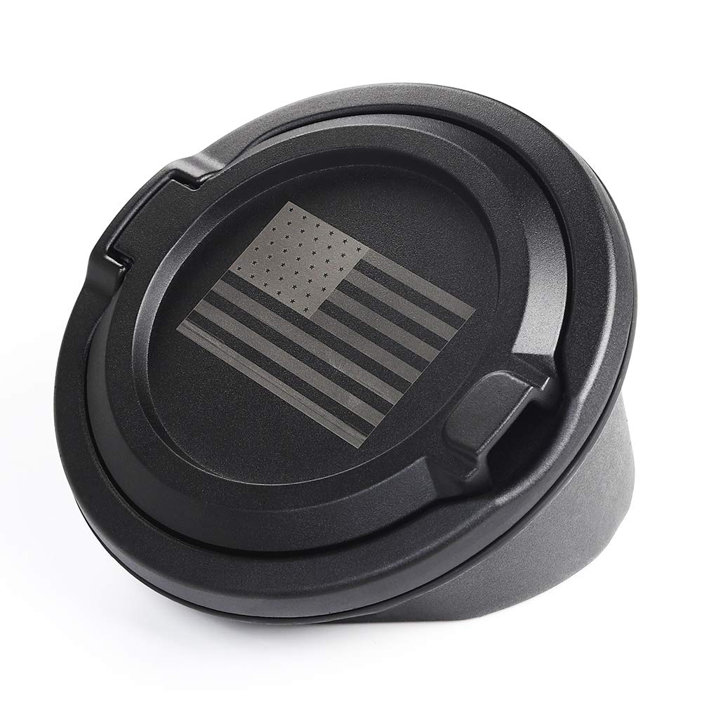 Savadicar gas cap cover on Jeep Wrangler JL/JLU side view