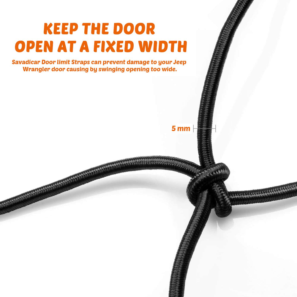 Close-up of Savadicar paracord strap showing black finish and rugged texture