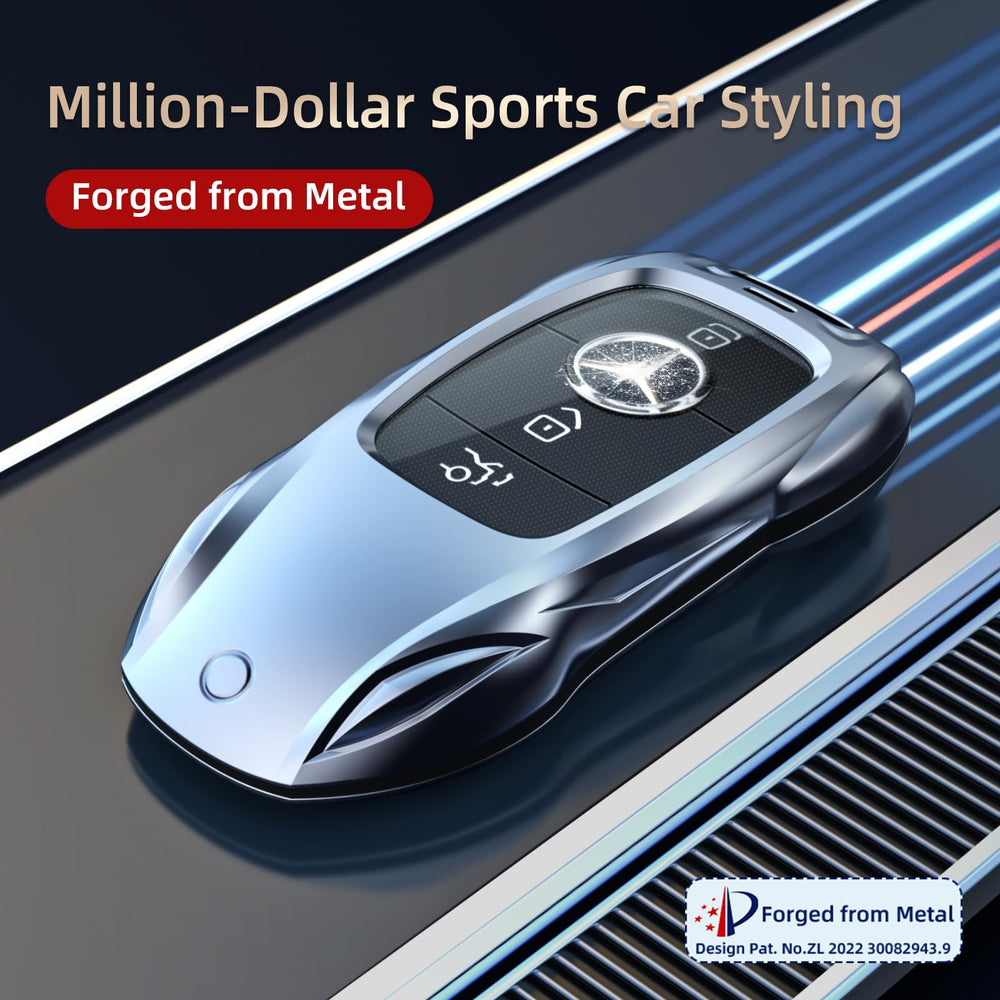 Saxsion Benz key fob cover nano-coating repels liquids and mud.