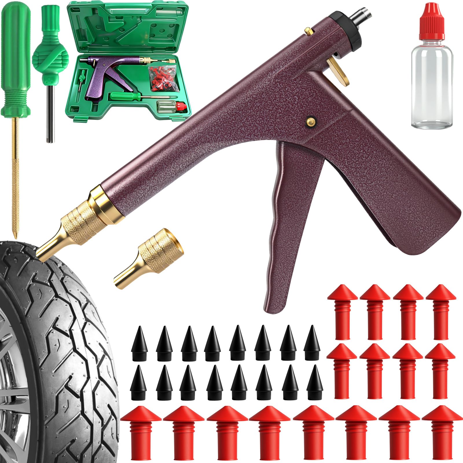 SBGGRL mushroom plug gun ready for rapid roadside repair