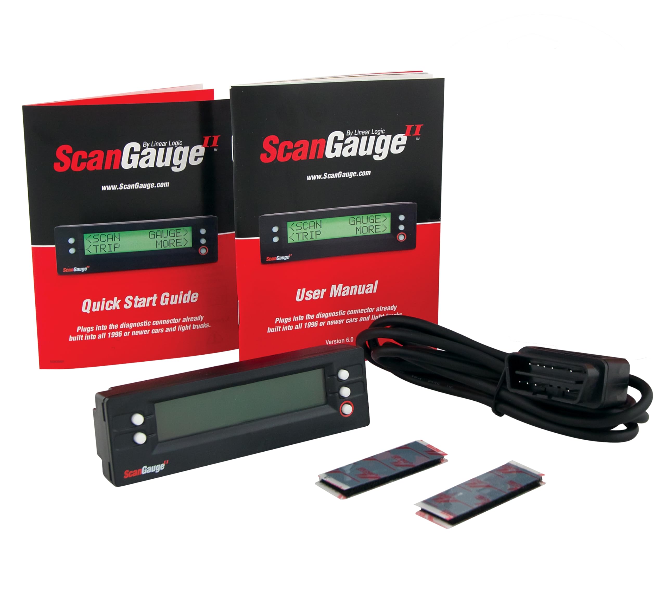 ScanGauge SG2 front panel shows a compact display for dashboard visibility and quick access.